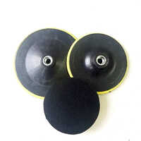 Industrial Sanding Pad - Abrasive Material, 5 Inch Size, Yellow Color | Hard, Medium, Soft Hardness, Circular Shape