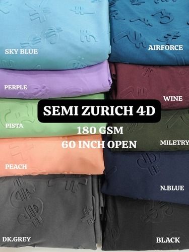 Knitted Semi Zurich Lycra Pitching Fabric