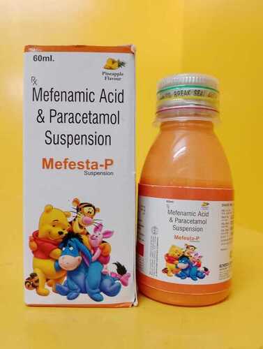 Mefanamic 100 mg  Acid Paracetamol 250 mg Suspension