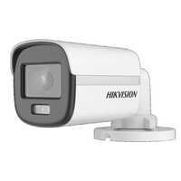Ds-2ce10df0t-pf 2 Mp Color Vu Fixed Bullet Camera - White, High-quality Image & Video Output, Electric Powered, Warranty Included For Safety & Security Solutions