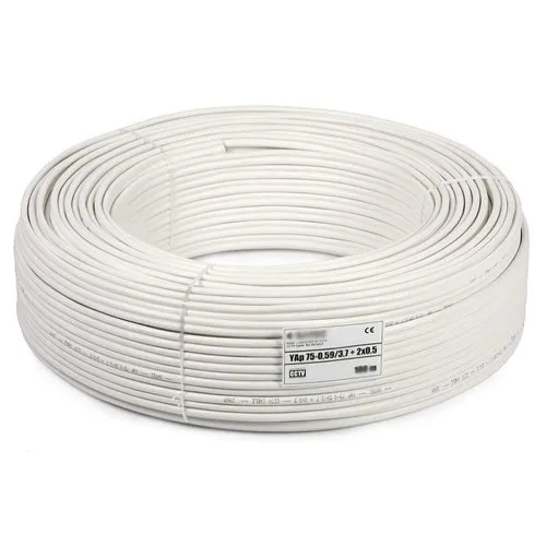 3Plus1 White CCTV Camera Cable