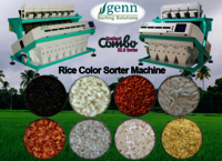 Double Boiled Rice Color Sorter - 64 Channels, 7 Air Pressure, >99% Accuracy | 5 Hp Air Compressor, 1 To 10 Output Capacity