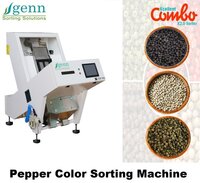 Pepper Color Sorting Machine - Metal Construction, Different Size Options , Black And White Genn Y+ Series Cotton Contamination Cleaner Machine