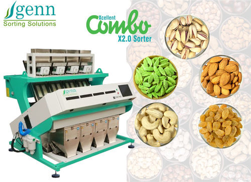 Dry Fruits And Nuts Color Sorting Machine