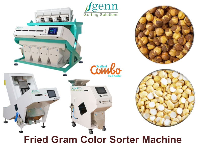 Fried Gram Color Sorter - Accuracy: 99.9  %