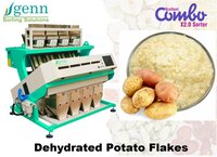 Dehydrated Potato Flakes Color Sorter - 16200 Pixels Resolution, 64 Channels | Tri Chromatic True Color Rgb, Up To 10 T/hr Capacity, User-friendly Tft Touch Screen