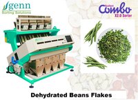 Dehydrated Beans Flakes Color Sorter - Accuracy: 99.9  %