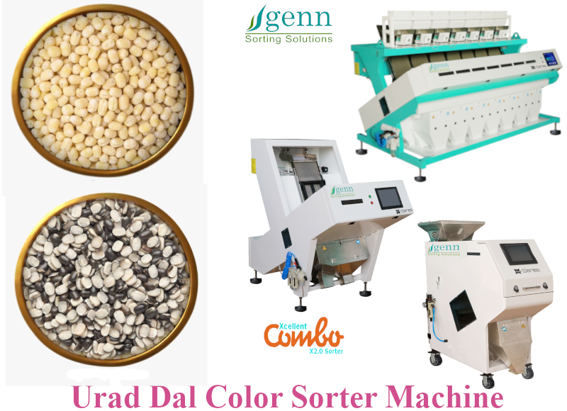 Urad Dal, Moong Dal, Tuvar Dal Color Sorter Machine - 16200 Pixel Rgb Imaging, 64 Channels , >99% Accuracy, 1 To 10 T/hr Capacity, User-friendly Tft Touch Screen