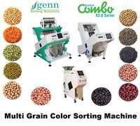 Multi Grain Color Sorter Machine - 64 Channels, 220 Power Ratings | 99% Accuracy, High Capacity From 1 To 10