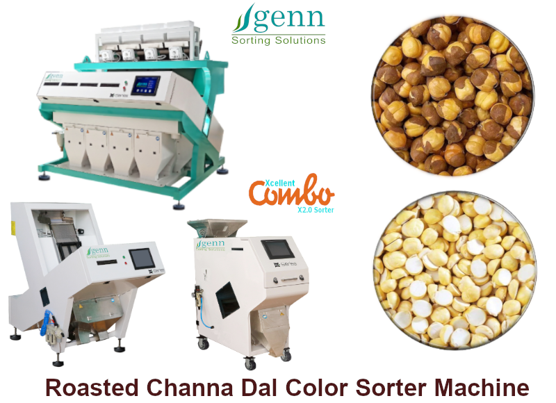 Channa Dal, Roasted Dal Color Sorter Machine