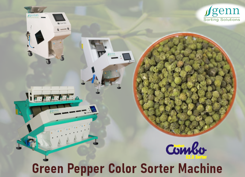 Green Pepper Color Sorter - Accuracy: 99.9 %