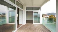 Upvc Balcony Sliding Door - Color: White