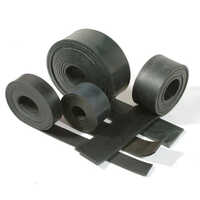 Rubber Conveyor Belt - High-Quality Customized Troughed Design | Durable Black Heavy-Duty Structure