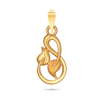 Golden 14K Solid Gold Pendant