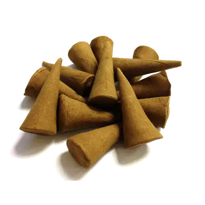 1.5 Inch Indian Natural Raw Unscented Incense Cone Grade: Religious