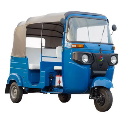 Blue Tuk Tuk Three-Wheeler Auto Rickshaw