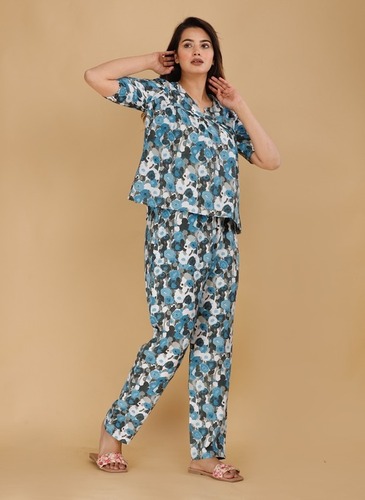 floral Printed Velvel Co-Ord Set