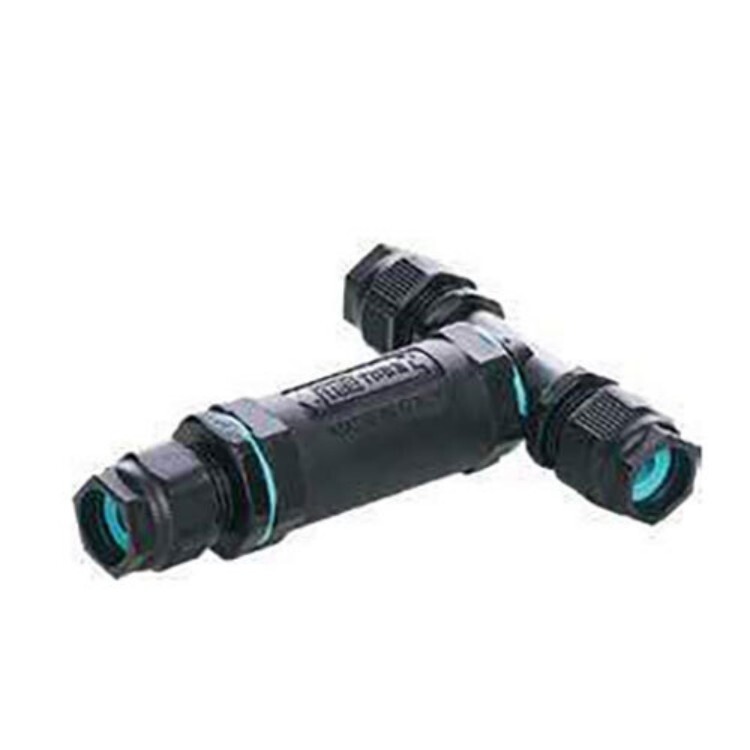 Th402 - Circular Junction Connector 3 Ways Type T Ip68 - Application: Industrial