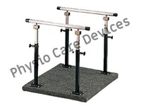 Balance Platform wooden platform covered with non slip matting L36in  W36in Adjustable handrails 28inx41in