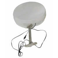 White Led Display Flange - Durable Acrylic, 16 Inch Round, Customizable Color, 220v Led, Indoor Commercial Use, Warranty Included