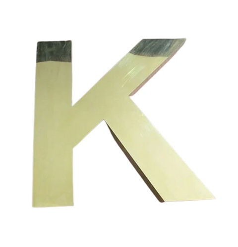 K Type Stainless Steel Letter
