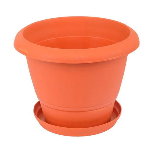 Plastic Brown Flower Pot