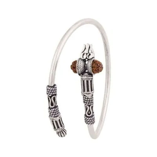 Stainless Steel Rudraksh Bracelet For Men - Occasion: Engagement