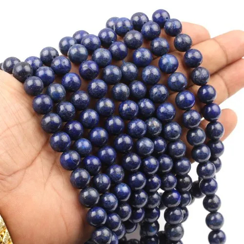 15 String Lapis Lazuli Untreated Gemstone Beads