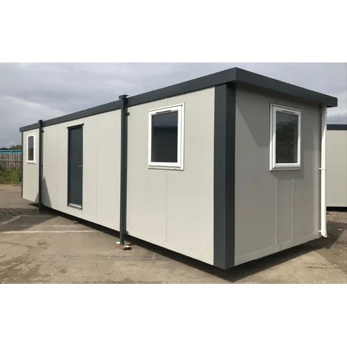 Prefabricated Cabin - Color: Gray/ White