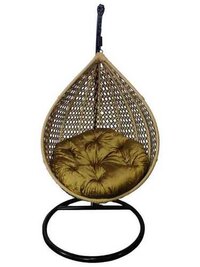 Garden Cane Swing Chair - Assembly: No Assembly Required