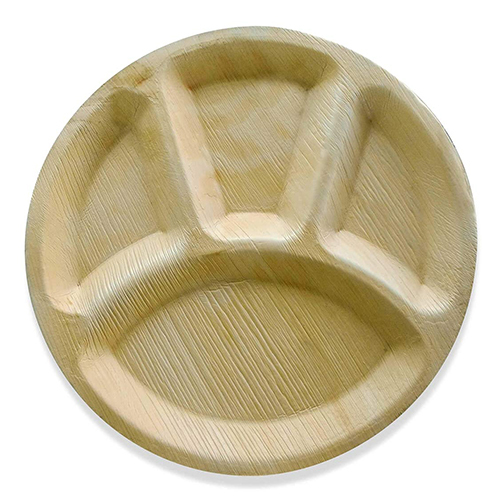 Areca 4 Compartment Plate