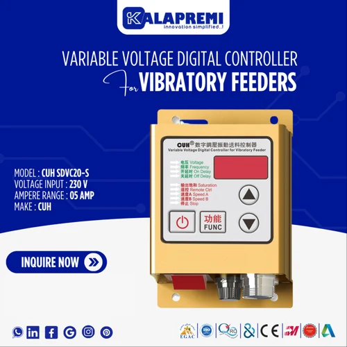 Vibratory Feeder Controller - 230 VAC Voltage, Various Sizes Available | Ideal for Automation Industry