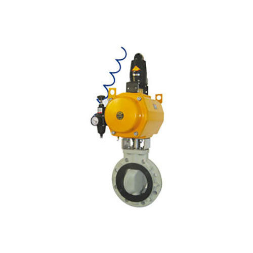 Actuated Thermoplastic Butterfly Valve