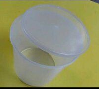 2000ml plastic food container set (0498)