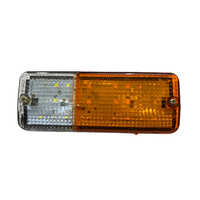 Led Front Indicator Jbi-101 - Plastic Material, 12v Dc Voltage, Amber & White Lights | E-rickshaw Indicator Light, Rated Power 4.8w & 0.5w