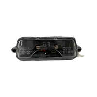 Registration Number Plate Light Jbi-103 - Plastic, 12v Dc, Black/grey | Incandescent Bulb, 3w Power, Ideal For Three Wheeler Vehicles