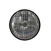 E-rikshaw Head Lamp - 12v Dc, 35w Rated Power | Transparent Plastic, White Lighting Color
