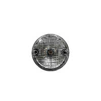 Front Position Lamp Jbi-105 - Abs Material, 12v Dc Voltage, 3w Rated Power, White Incandescent Lighting | Ideal For Front Position Use, Black Color