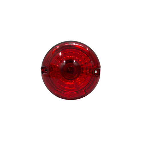 Red Round Tail Light (Red) With Bulb