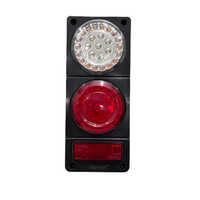 Tail Light Combination Jbi-122 - Plastic, 12v Dc, Red/white/yellow Colors | Led Lighting, Rated Power 3w, Ideal For E-rickshaw & Two Wheelers