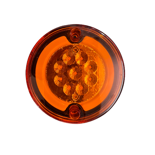 LED Round Direction Indicator (AMBER) With DRL