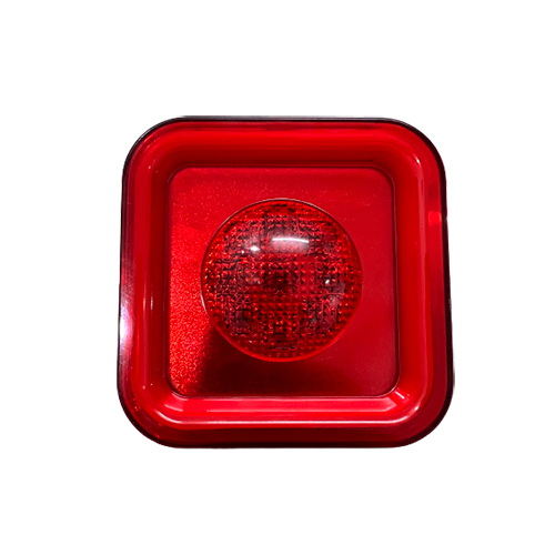LED Square Tail Lamp (RED) With DRL