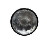 Head Lamp - Glass, 12v 35w | Transparent Material, White Light For E-rickshaw