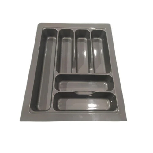 PVC Gray Cutlery Tray