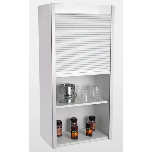 Silver Kitchen Rolling Shutter