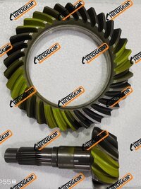 Jcb Crown Pinion - Stainless Steel, 13 X 33 Mm, Grey | Longer Life, Optimal Strength, Perfect Finish