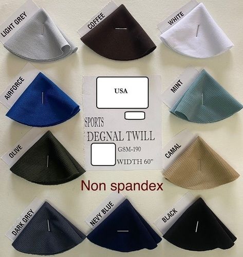 Degnal Twill Lycra Fabric