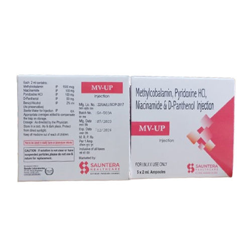 Methylcobalamin Pyridoxine Hci Niacinamide And D Panthenol Injection General Medicines