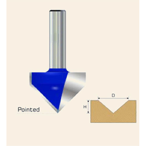 TCT Brazed Pointed V Groove Bits TT CR