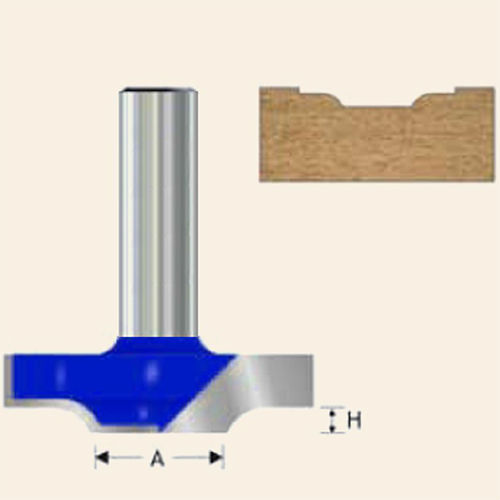 TCT Brazed Beading Groove Design Membrane Bits TT MD 1